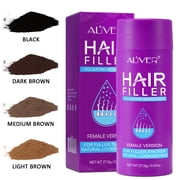 Aliver Hair Fibers Set for Thinning - Instantly Conceal & Thicken Thinning Hair Areas-Designed for Girls & Women-0.97oz(Dark Brown)