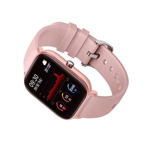 Cateissary Reloj inteligente P8, deportiva, frecuencia cardíaca, control de la presión arterial durante el sueño, Control de aplicación para Electrónica rosa