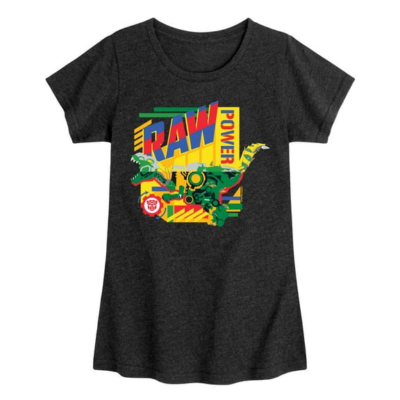 Transformers - Raw Power - Girls Fitted Short Sleeve T-Shirt