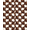 Brown, Pattern 5, variant on ODIKA 4' x 6' Machine Washable Non-Slip Area Rug, Geometric diamond High Traffic Rug, Ivory, 295350