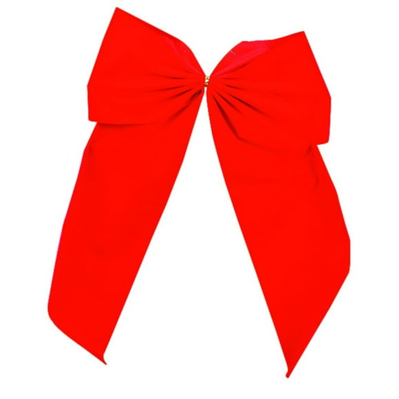 CHRISTMS Nœud Velours 24 Pouces" (Lot de 12)
