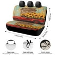 thumbnail image 2 of Thanksgiving Retro Truck Car Rear Seat Cover Accessories Universal Fit Car Seat Covers Durable, 2 of 6