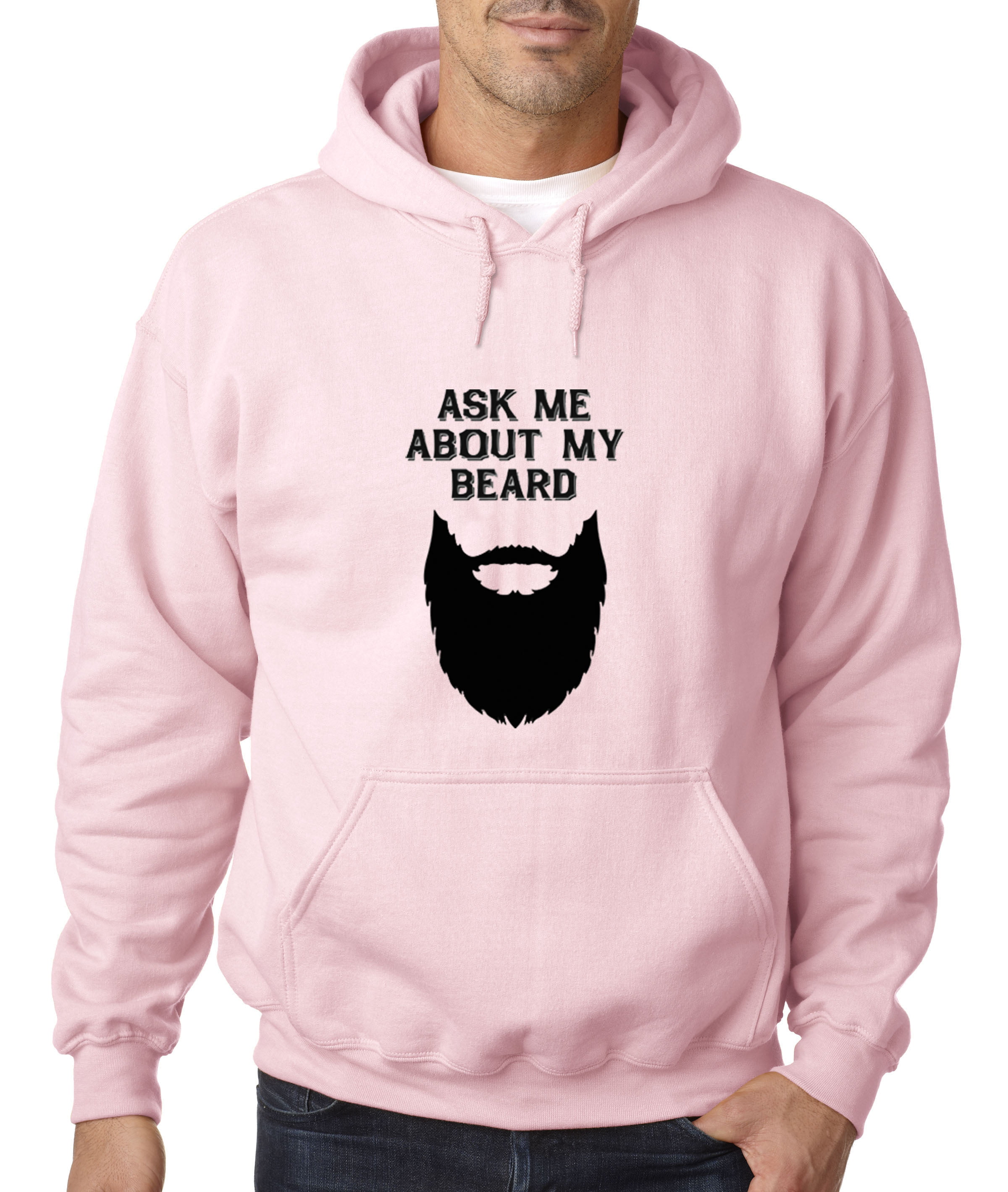 Hoodie Ask Me About My Beard Life Silhouette New Way 718 