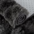 thumbnail image 6 of COZONY 10' x 13' Shag Area Fluffy Rug, Thick and Ultra Soft Furry Rug with Non-Slip Backing, Faux Fur Rug for Living Room,Bedroom,Dining Room，Black + Gray, 6 of 8