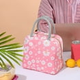 thumbnail image 5 of Clearance! Leott Bento Packet Promotion Sale, Lunch Bag insulated Lunch Box Women's Lunch Tote with Front Pocket Reusable insulated Bag Women's Lunch Box Men's Work Picnic Pink, 5 of 8