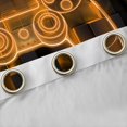 thumbnail image 4 of jejeloiu Console Gaming Gamer Blackout Curtains Set of 2 (52x84 Each),Modern Video Game Window Curtains,Orange Neon Gamepad Curtains and Drapes For Boys,Breathable Home Decor, 4 of 6
