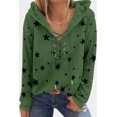 thumbnail image 1 of ABPHQTO Sudadera con capucha de mujer verde para mujer, 1 of 5