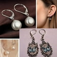 thumbnail image 4 of Lancharmed Silver Plated Hypoallergenic Earrings,Ear Hooks 8 Jump Rings 10Pcs Earring New Year Gifts, 4 of 7