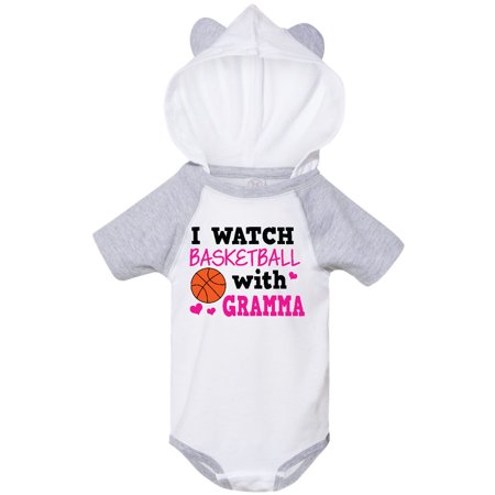 

Inktastic I Watch Basketball with Gramma Gift Baby Girl Bodysuit