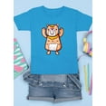 thumbnail image 3 of Smiling Bear T-Shirt Juniors -Image by Shutterstock,  Small, 3 of 4