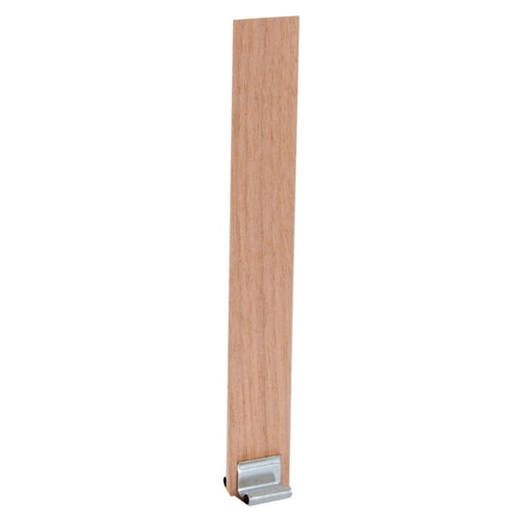 Wooden Wax Core 50Pcs Wood Candle Wicks with Stand Sustainer for Handmade Diy Craft Making 13 X 130Mm（50 Sets） Candles & Holders, Dusknt Candles and Candlesticks Clearance Sale! 50X Wax Cores