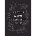 thumbnail image 2 of Lux + Me Designs 15x18 White Modern Wood Framed Museum Art Print Titled - Be Your Own Beautiful Self, 2 of 4