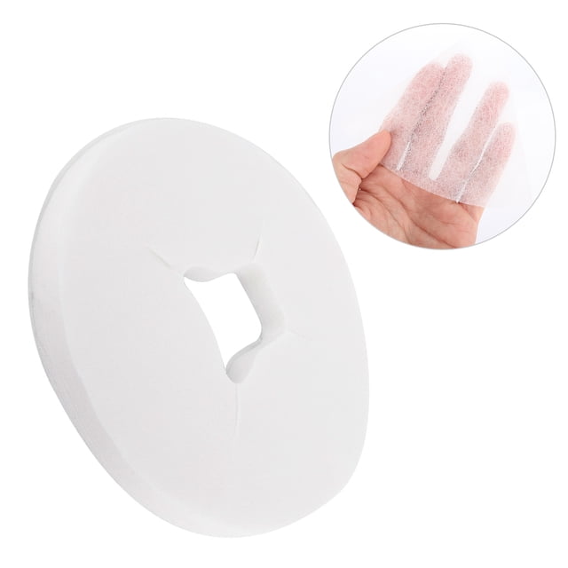 TOALLA DESECHABLE CON FONDA DE MASAJE DE 100 PIEZAS, SEGURA E HIGIÉNICA, Material sin tejido, cómoda y transpirable, con diseño de orificio para una respiración suave, ideal ideal