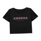 thumbnail image 4 of Camiseta corta informal para mujer, ropa de verano, cuello redondo, regalo deportivo para mujer XL, 4 of 7