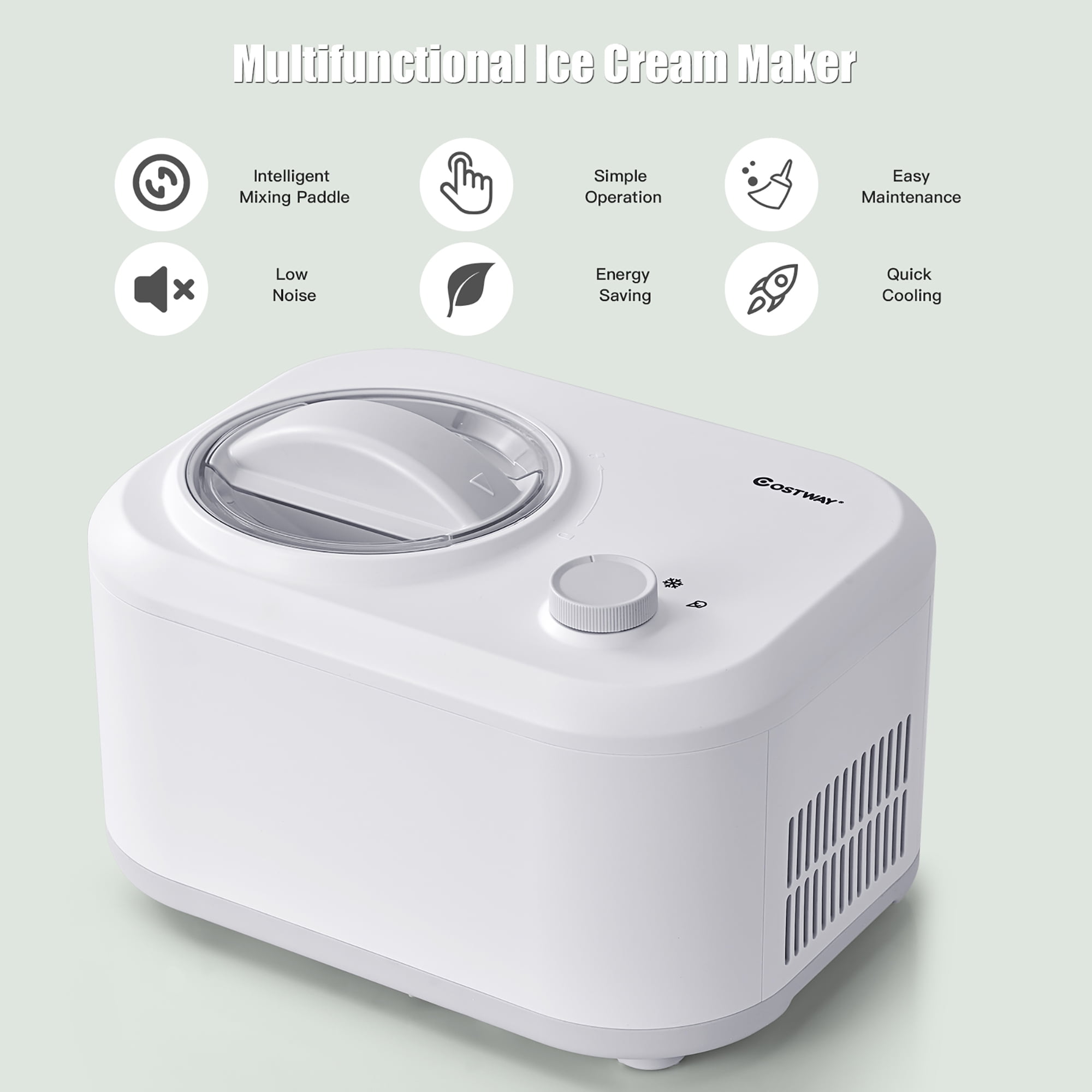 Costway 1.1-Qt. Ice Cream Maker & Reviews