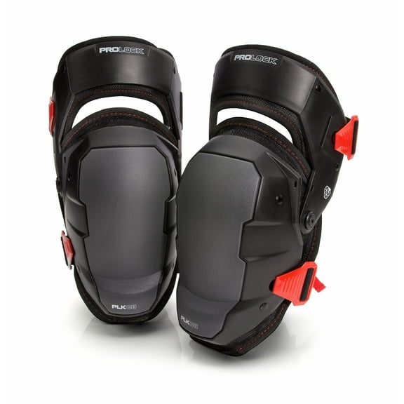 Prolock Impact-Absorbing Gel Knee Pads with Thigh Stabilization, Ideal for Flooring/Roofing, Adjustable (1 pair) CA2