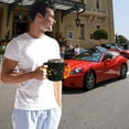 thumbnail image 4 of 3D Steering Wheel Design Resin Stainless Steel Mug - Durable Drinkware For Daily Coffee, Tea, Beverages, Suitable For Home, Office, Car Enthusiasts, Stylish Functional Cup, 6.29*4.29in, D, 4 of 6