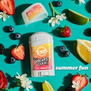 Tom’s of Maine Summer Fun Wicked Cool! Natural Deodorant for Tweens, Aluminum Free Deodorant Stick, 1.6 oz