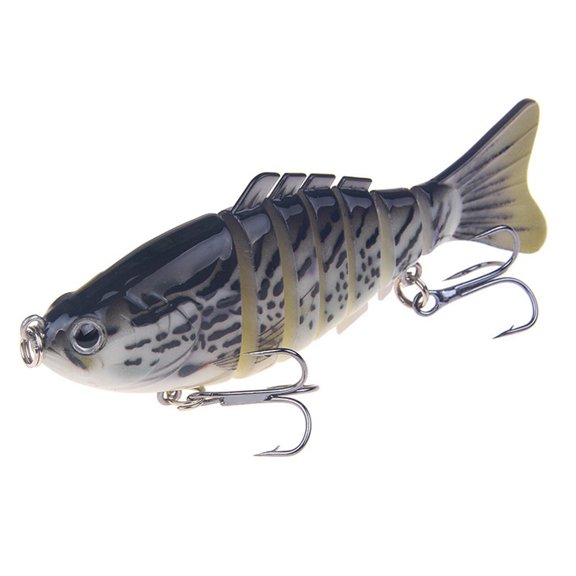 Robotic Fishing Lure, 3D Moving Fish Bait with Propeller Motion, Self Swimming Lure for Freshwater and Saltwater Fishing(A,10cm,1PCS)