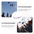 thumbnail image 4 of Shisuyan Purple Graduation Banner for Party Decor Photo Prop Made of Paper 59.8x39.4 Inches, 4 of 8