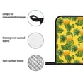 thumbnail image 5 of Oven Mitts and Pot Holders 4 Piece, Cute Pineapple Green Leaves High Heat Slip Resistant Oven Mitt and Trivets Set Kitchen Oven Glove Pot Holders for Cooking Baking Grilling, 5 of 7