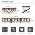 thumbnail image 3 of Yayeee Faucet Mat for Kitchen Sink 14.7" Diatomite Long Splash Guard Pad, Red Snowmen, 3 of 7