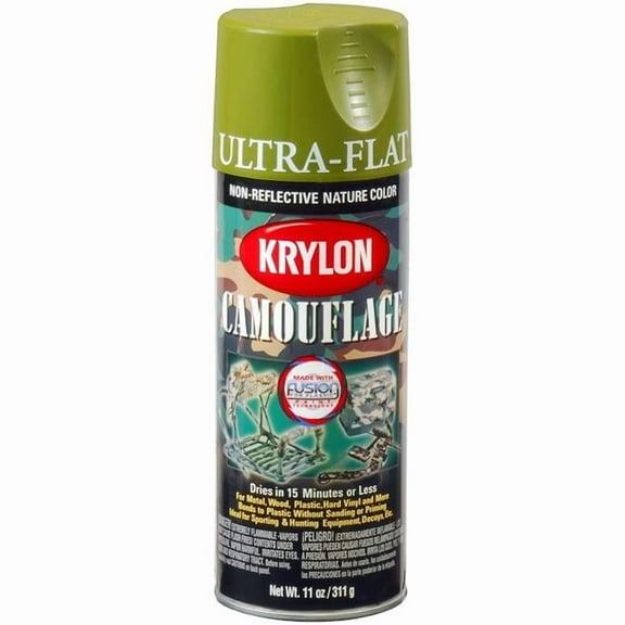 11 oz Camouflage Spray Paint, Wood Light Green