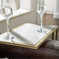 thumbnail image 2 of Walker Edison Modern End C Table - Faux White Marble/Gold, 2 of 2