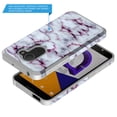thumbnail image 3 of Alcatel REVVL Case (T-Mobile), Alcatel A30 Fierce (2017) Case, Alcatel Walters Case, Dual Layer Cover Graphic Fashion Colorful Case for Alcatel A30 Plus (Pluple Marble), 3 of 5