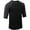 Black/Charcoal, variant on Hat and Beyond Men's Casual 3/4 Raglan Sport T-Shirts Baseball Activewear