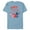 Ocean Blue, variant on Disney Stitch & Angel Hey You’re My Fav Love Valentine’s Day - Short Sleeve Blended T-Shirt for Adults - Customized-Yellow