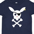 thumbnail image 4 of Inktastic Cute Easter Pirate Bunny with Eyepatch and Earring Boys or Girls Toddler T-Shirt, 4 of 5