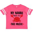 thumbnail image 3 of Inktastic Nanny Loves Me Grandson Boys or Girls Toddler T-Shirt, 3 of 5