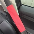 thumbnail image 3 of Cubierta de hombro para cinturón de seguridad de coche, cubierta protectora de cuero para las cuatro estaciones, color sólido, 3 of 5