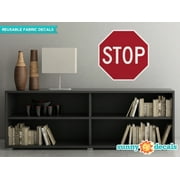 Stop Sign Fabric Wall Decal - Traffic and Street Signs - 3 Sizes Available-Small/