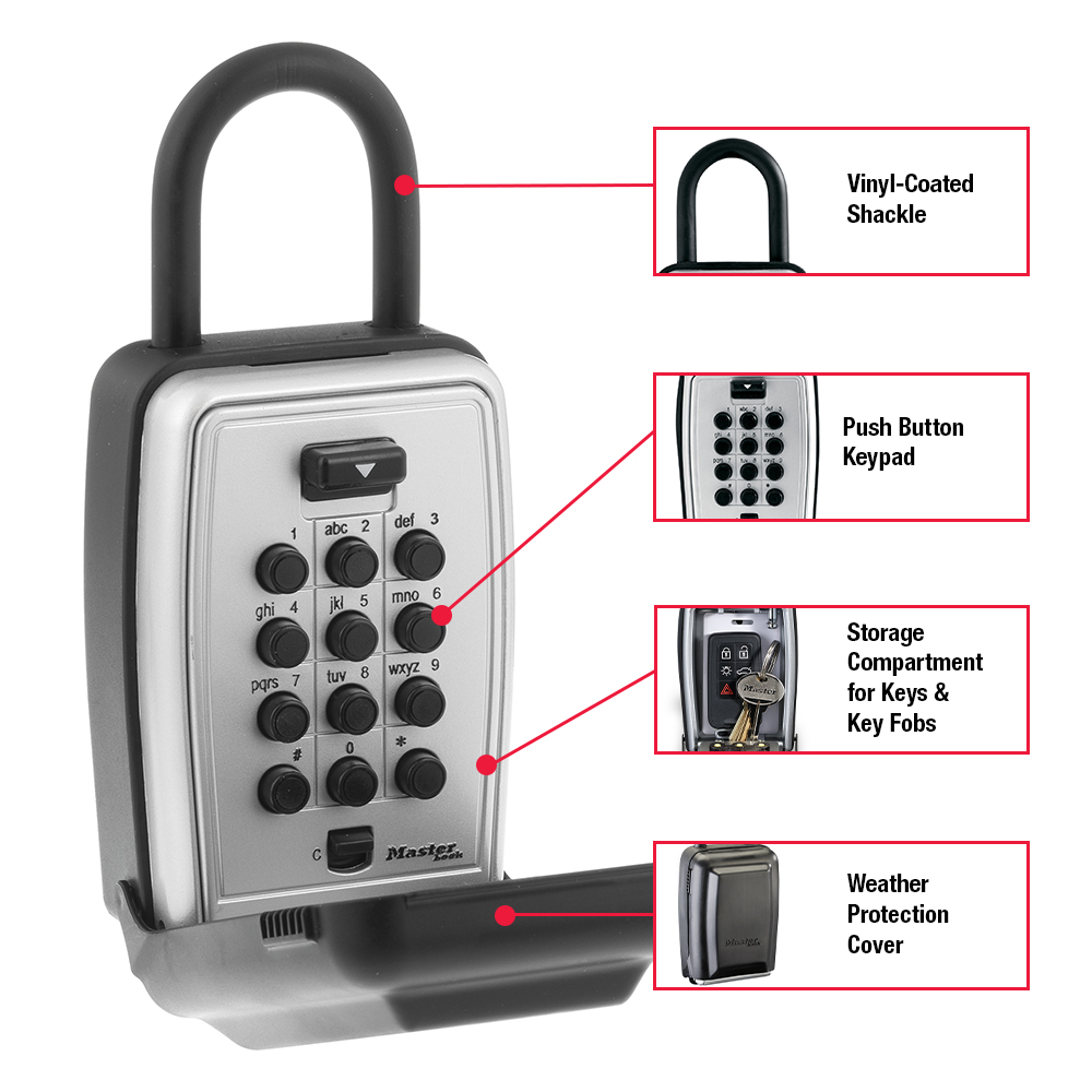 Master Lock Portable Key Safe with Combination Lock photo 2