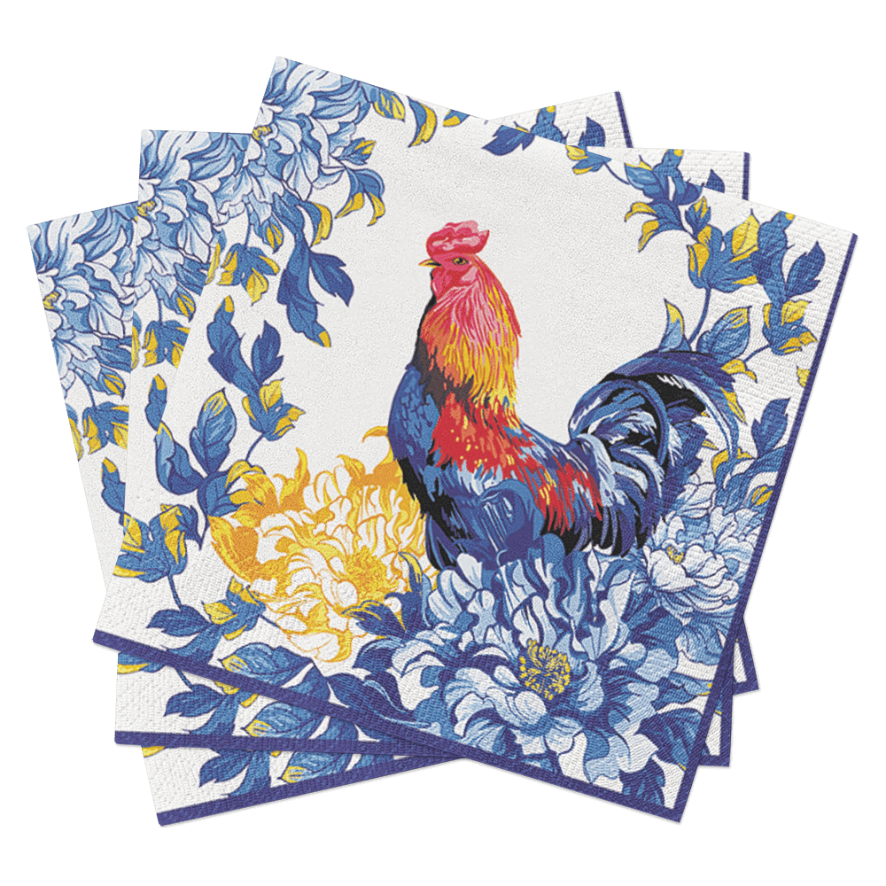 European Excellency Floral Napkins - Thumbnail 2