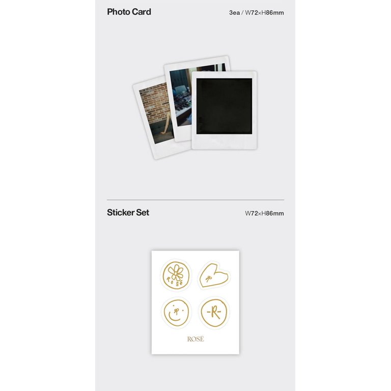 ROSE - R [Photo Book] [Special Edition] 1st Pre-Order Benefits