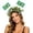 11Green, variant on Win s Way Wobble Flag Headband with Bouncy Springs, Soccer Fan Cheering Headwrap, Game Day Bopper Hairband, Multi-Country Flag Headwear for Men Women