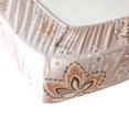thumbnail image 4 of Dolce Mela DM722K Luxury Floral Bedding Duvet Cover Set, King Size - Orchid - 6 Piece, 4 of 6