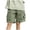 Army Green, variant on Boys' Elastic Waist Cargo Shorts Multi-Pocket Casual Summer Shorts