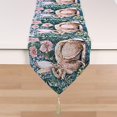 thumbnail image 1 of Decorations Knitted fabric table runners Creative Easter tablecloth Table decoration Home decor, big gray rabbit, 1 of 3