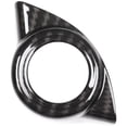 thumbnail image 2 of Carbon Fiber Style ABS Plastic Car Start Engine Stop Cover Trim with Abs Car Interior Rearview Mirror Frame Trim, 2 of 9