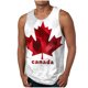 thumbnail image 2 of Camiseta sin mangas de cuello redondo para hombre, ropa de ocio, fitness, para el hogar, pijama, camiseta con estampado a color, blusa deportiva de poliéster para hombre, 2 of 5