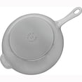 thumbnail image 2 of STAUB Cast Iron Pan with Lid 10-inch, 2.9 Quart Serves 2-3, Fry Pan, Cast Iron Skillet, Wok, Made in France, Graphite Grey, 2 of 7