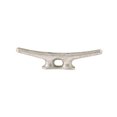 thumbnail image 1 of Attwood Marine Boat Rope Cleat 12102L3 For Small Boats And Docks; Open Base; 8 Inch Length; Galvanized; Silver; Cast Iron; With Two 3/8 Inch Fasteners; Single; Aftermarket Packaging, 1 of 4