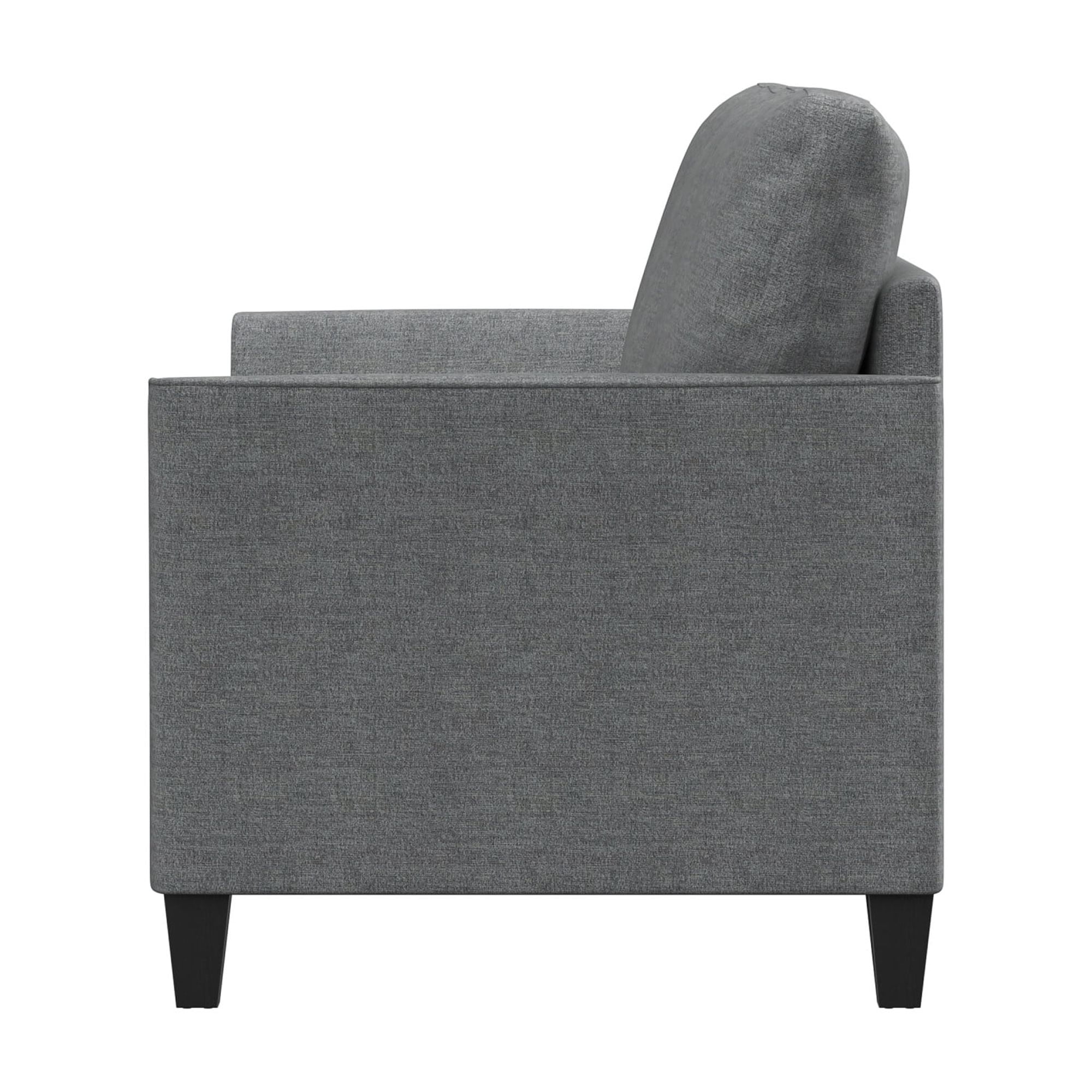Mainstays Kensington 80" 3 Seat Classic Modern Couch, Gray