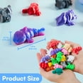 thumbnail image 7 of Joyfy 36 Pcs 3D Printed Mini Animals Toys for Kids Party Favors, Cute Articulated Flexible Figurines Fidget Toys Bulk, Desk Pets, Birthday Gifts, Classroom Prize, Easter Egg Stuffers, 7 of 7