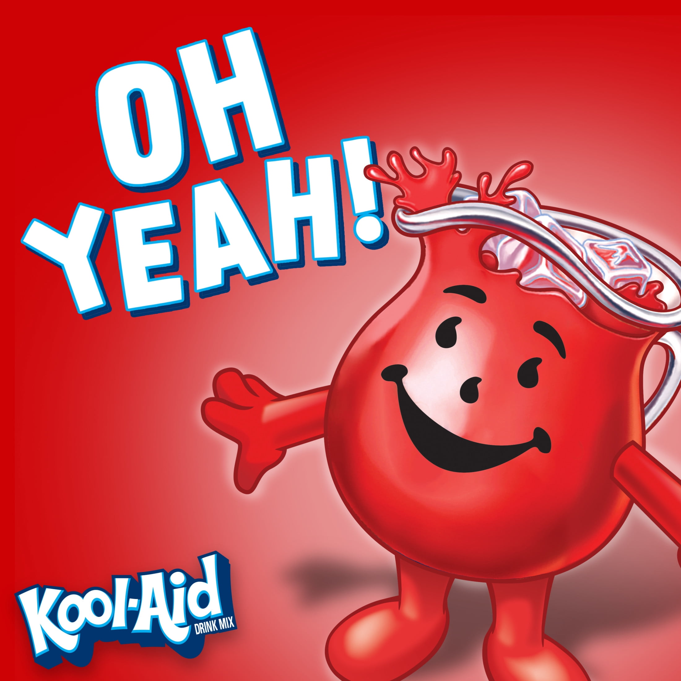 Kool-Aid Drink Mix, 1 Canister, for Flavorful Hydration and Shareable Refreshment, Cherry Artificially Flavored, Good Source of Vitamin C, Caffeine Free, 63 oz