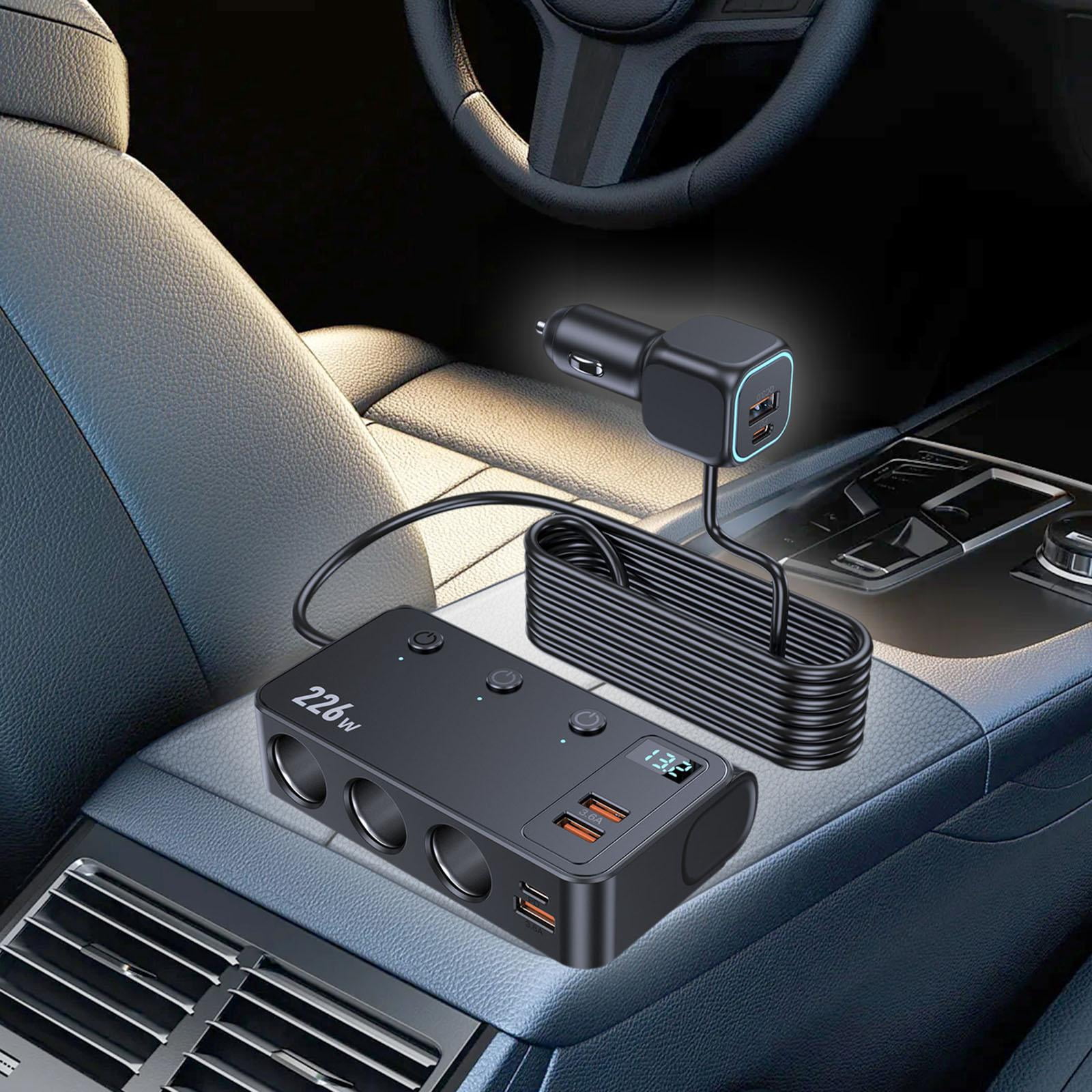 BELOVING 226W Car Charger Adapter Cigarette Lighter Socket for Air Pump Car Wash Pump